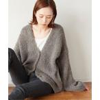 ショッピングmarc 「TRICOTS JEAN MARC」 ニットカーディガン FREE チャコールグレー レディース