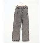 [apres jour mignon] обработка Denim брюки SMALL оттенок коричневого прочее женский 