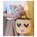 「a-jolie」 かごバッグ FREE ダークベージュ レディース