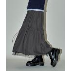 スカート PUBLUX/パブリュクス チュール レイヤード ティアードスカート　限定展開