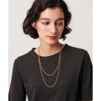 ネックレス メタルボール スライダーネックレス レディース