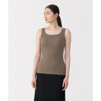 インナーシャツ 肌着 婦人　なめらかリブブラタンクトップ レディース