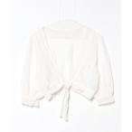 [one after another NICE CLAUP] гонки короткий рукав блуза FREE белый женский 