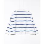 [Traditional Weatherwear] окантовка рисунок трикотажный джемпер с длинным рукавом S белый женский 