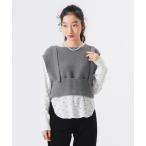 ベスト ジレ 「2/5再値下げ」ミリタリー アレンジ ベスト レディース