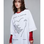 tシャツ 「Narcissus」ハートロゴTシャツ「動画あり」 レディース