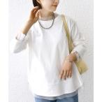 tシャツ 「WEB限定」チュール コンビ ラウンド カットソー レディース