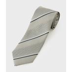 ネクタイ 京都丹後 タッサーバスケット ストライプネクタイ