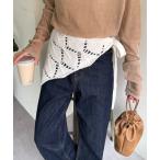  юбка [WEB ограничение ] Layered вязаный юбка 