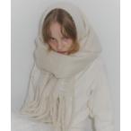 マフラー ストール volume fringe muffler / レースタグ付きボリュームマフラー レディース