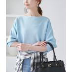 ショッピングドルマン ニット セーター ラメ混ドルマン7分袖ニット レディース