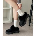 ブーツ WEGO/「25年秋冬新作」ムートンタッチサボ レディース