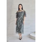 ショッピング成人式 ドレス 「低身長用サイズあり」フラワーラメ刺繍レースドレス 結婚式 成人式 二次会 同窓会 入学式 卒業式 パーティードレス オケージョンドレス お呼