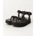 「Teva」 ヒールサンダル 24cm ブラック レディース