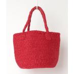 「Plage」 かごバッグ FREE レッド レディース