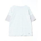 [ORCIVAL] окантовка рисунок do Ла Манш рукав cut and sewn 1 голубой женский 