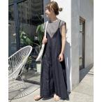 「Spick & Span」 キャミソールワンピース 38 ブラック レディース