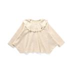 ショッピングセラフ tシャツ 「ジュニア対応」ラッフルカラーイレヘムTシャツ キッズ 子供服 女の子