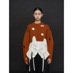 ショッピングチーズ ニット セーター CHEESE HOLE SHORT TOP / チーズホールショートトップ レディース