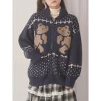 カーディガン bear cowichan knit レディース