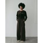 チノパン イージーチノワイドパンツ レディース