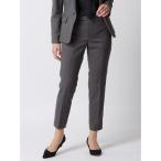 ショッピング15号 スラックス パンツ テーパードパンツ ウォッシャブル ギャバストレッチ 無地 レディース