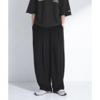 パンツ ダブルタックワイドイージーパンツ レディース