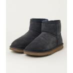「UGG」 ムートンブーツ 24cm ネイビー レディース