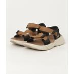 「Teva」 フラットサンダル 24cm ブラウン レディース