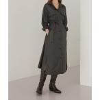 [UNE MANSION] тренчкот FREE уголь женский 