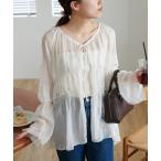 [DISCOAT] длинный рукав туника FREE белый женский 