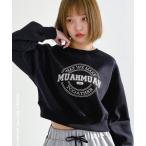 [muahmuah] тренировочный cut and sewn FREE черный женский 