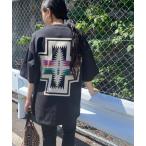 「PENDLETON」 半袖Tシャツ X-LARGE ブラック レディース