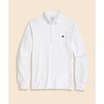 ポロシャツ コットン／ポリエステル　ハイツイストピケ　GFロゴ　ロングスリーブポロシャツ メンズ