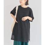 ショッピングチュニック チュニック 半袖メッシュドッキングチュニック