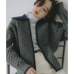 カーディガン ニット ジップ ブルゾン レディース