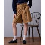 パンツ パイピングハーフパンツ レディース