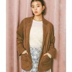 ジャケット テーラードジャケット 「柔らかくて着やすい」フェイクスウェードジャケット レディース