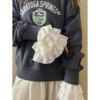 ショッピングフリル tシャツ レースフリルトップス レディース