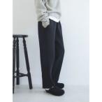 ショッピングウエスト パンツ カシミヤ混ニットパンツ レディース