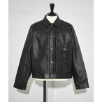 コート ジャケット Lee/リー 「新作」COWBOY JACKET LEATHER レザージャケット/レザー/牛革/カウボーイジャケット メンズ