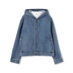 ショッピングedition デニムジャケット gジャン エッセンシャルデニム フーデットブルゾン レディース