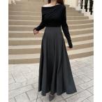 ショッピングレース ワンピース バックレースアップドレープドッキングワンピース