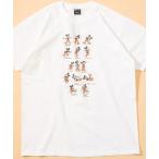 tシャツ 「Disney」レトロ「ミッキー」プリントTシャツ/半袖/エクササイズデザイン /ディズニー/ミッキーマウス レディース メンズ