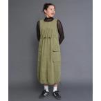 ワンピース ●CHEMICAL WASH ギャザーワンピース