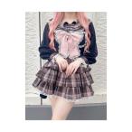 ブラウス シャツ ネコのJK制服TOPS レディース