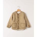 コート アウター SHIPS KIDS_80〜90cm/「洗濯機可能」ボア×キルティング リバーシブル ブルゾン キッズ 子供服 男の子 女の子