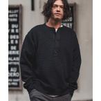 ショッピングキルティング トレーナー スウェット msw1739- ストレッチケーブルキルティングヘンリースウェット(CAM-6648) メンズ