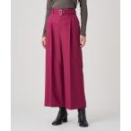 ショッピングワイドパンツ パンツ ブライトツイルタックワイドパンツ レディース