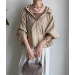 ショッピングシャツ ブラウス シャツ シアーアノラック レディース